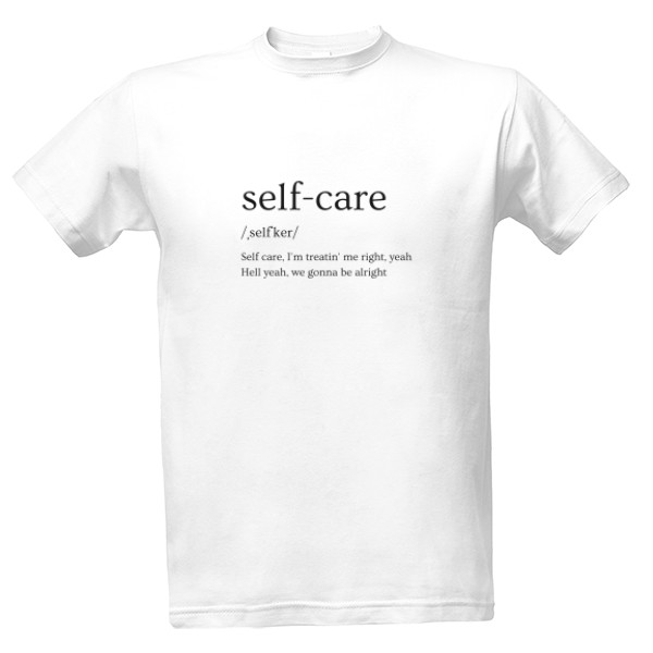 Tričko s potiskem  Selfcare Mac Miller