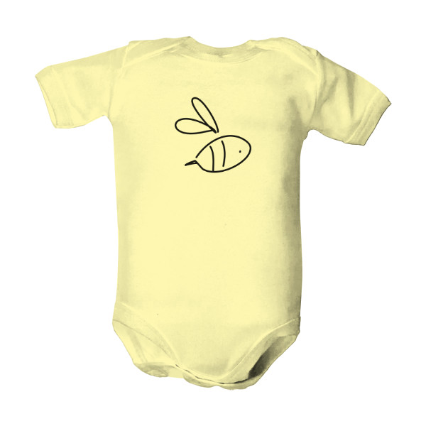 Dětské body  s potiskem Dětské body s ilustrací včeličky