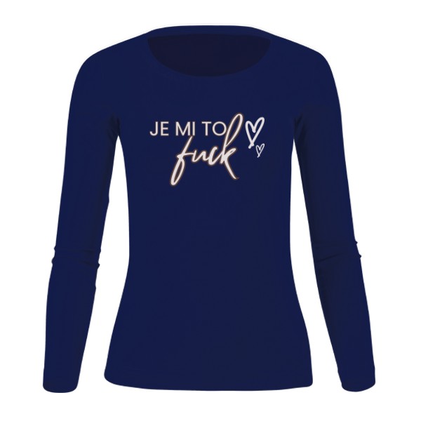 Tričko s potiskem Je mi to Fuck