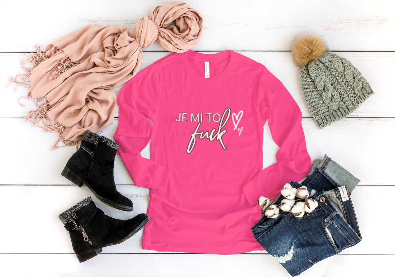 Tričko s potiskem Je mi to Fuck