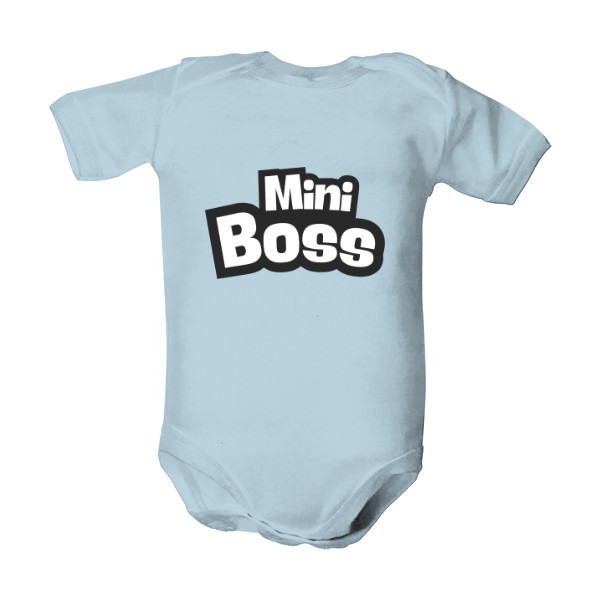 Dětské body  s potiskem Mini Boss dítě