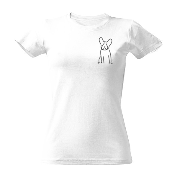 Tričko s potiskem Triko s ilustrací bostonského teriéra