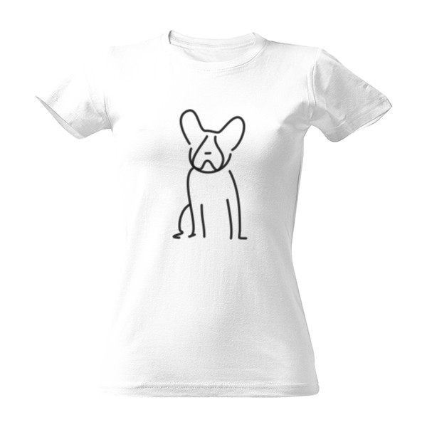 Tričko s potiskem Triko s ilustrací bostonského teriéra